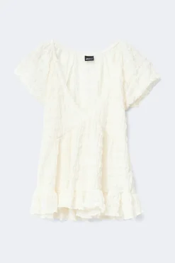 Babydoll lace detail top
