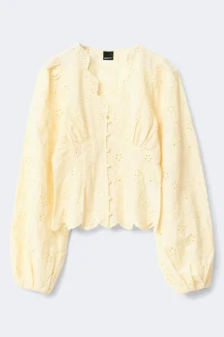 Balloon sleeve blouse