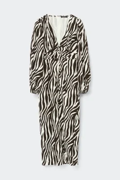 Balloon sleeve dress