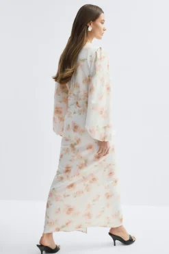 Balloon sleeve dress