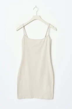 Basic mini slip dress