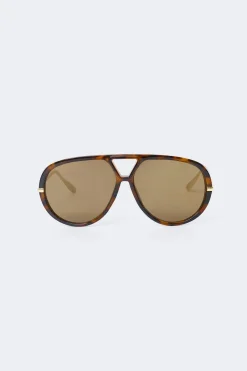 Bold aviator sunglasses