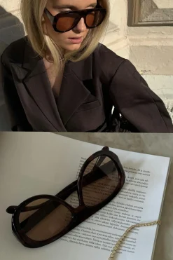 Bold aviator sunglasses