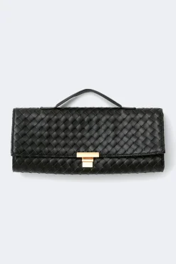 Braided clutch bag