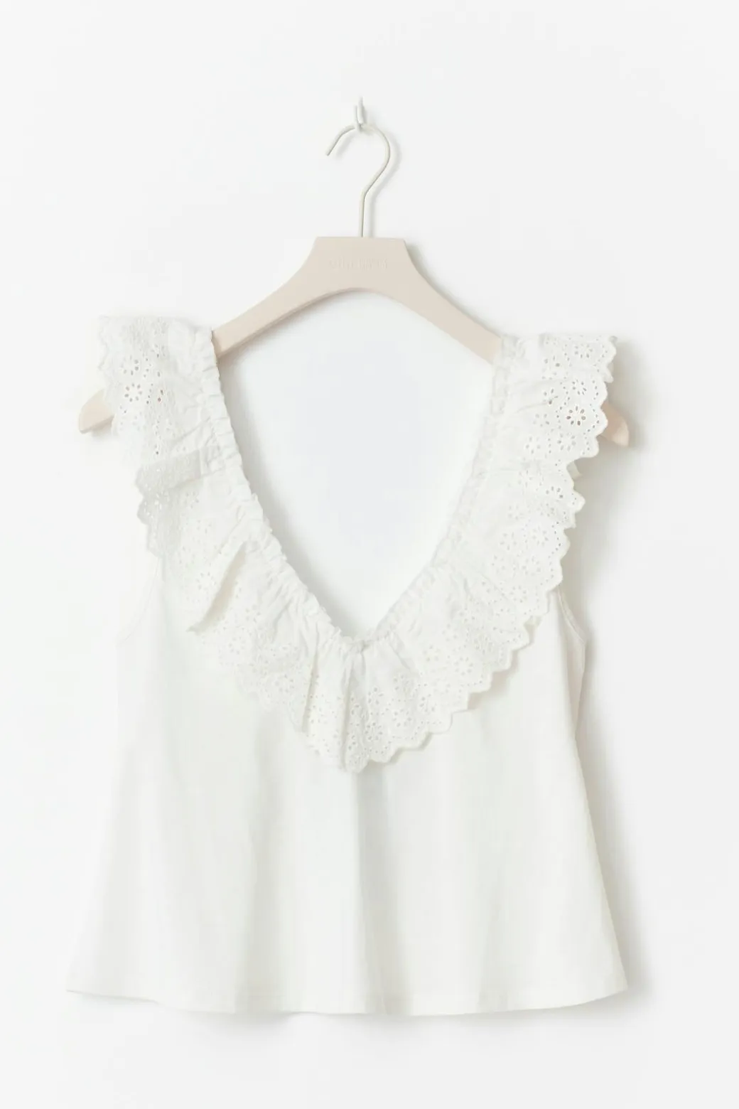 Broderie anglaise singlet