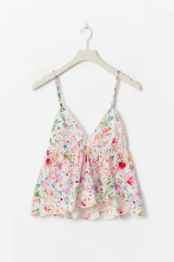 Broderie anglaise singlet