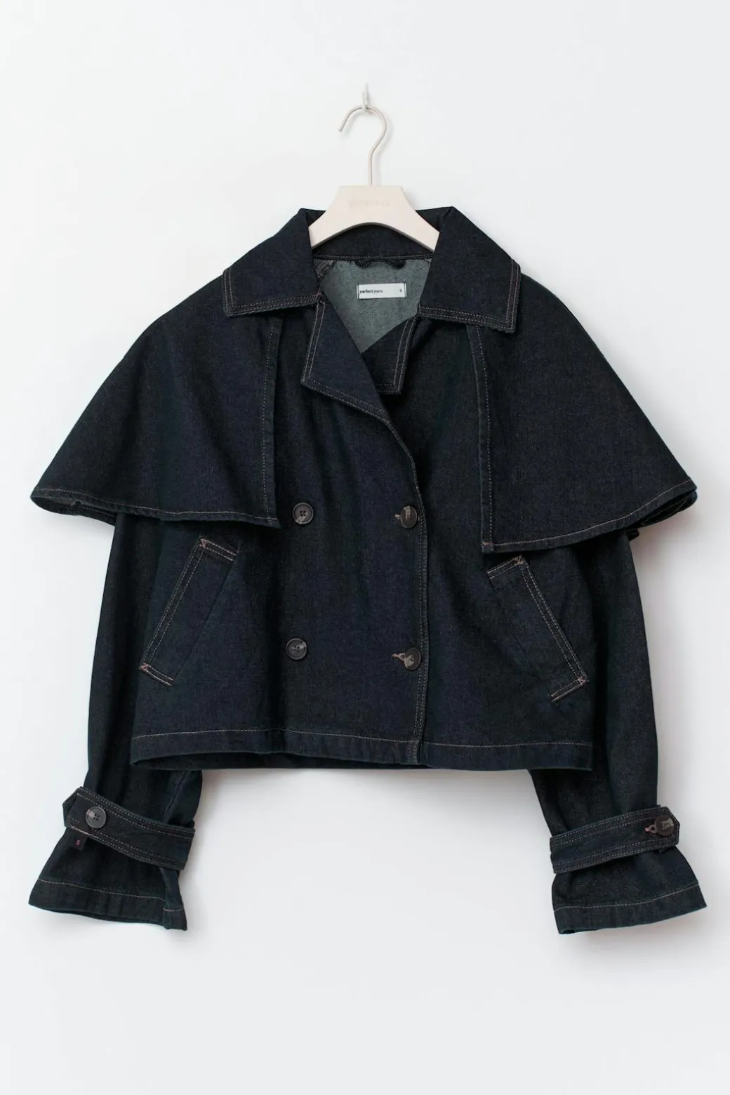 Cape denim trench