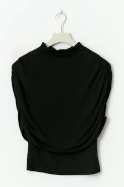 Cape ruched top