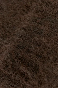 Chunky hairy beanie
