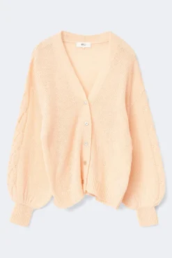 Chunky knitted cardigan