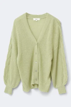 Chunky knitted cardigan