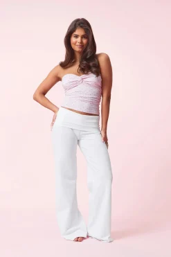 14+ coral baggy yoga pants