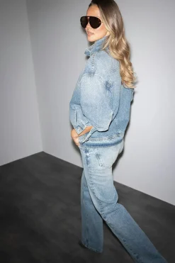 Crush straight jeans