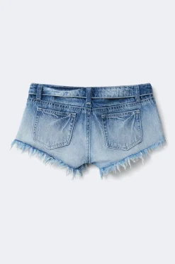 14+ delulu denim shorts