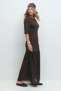 Drop hem dress