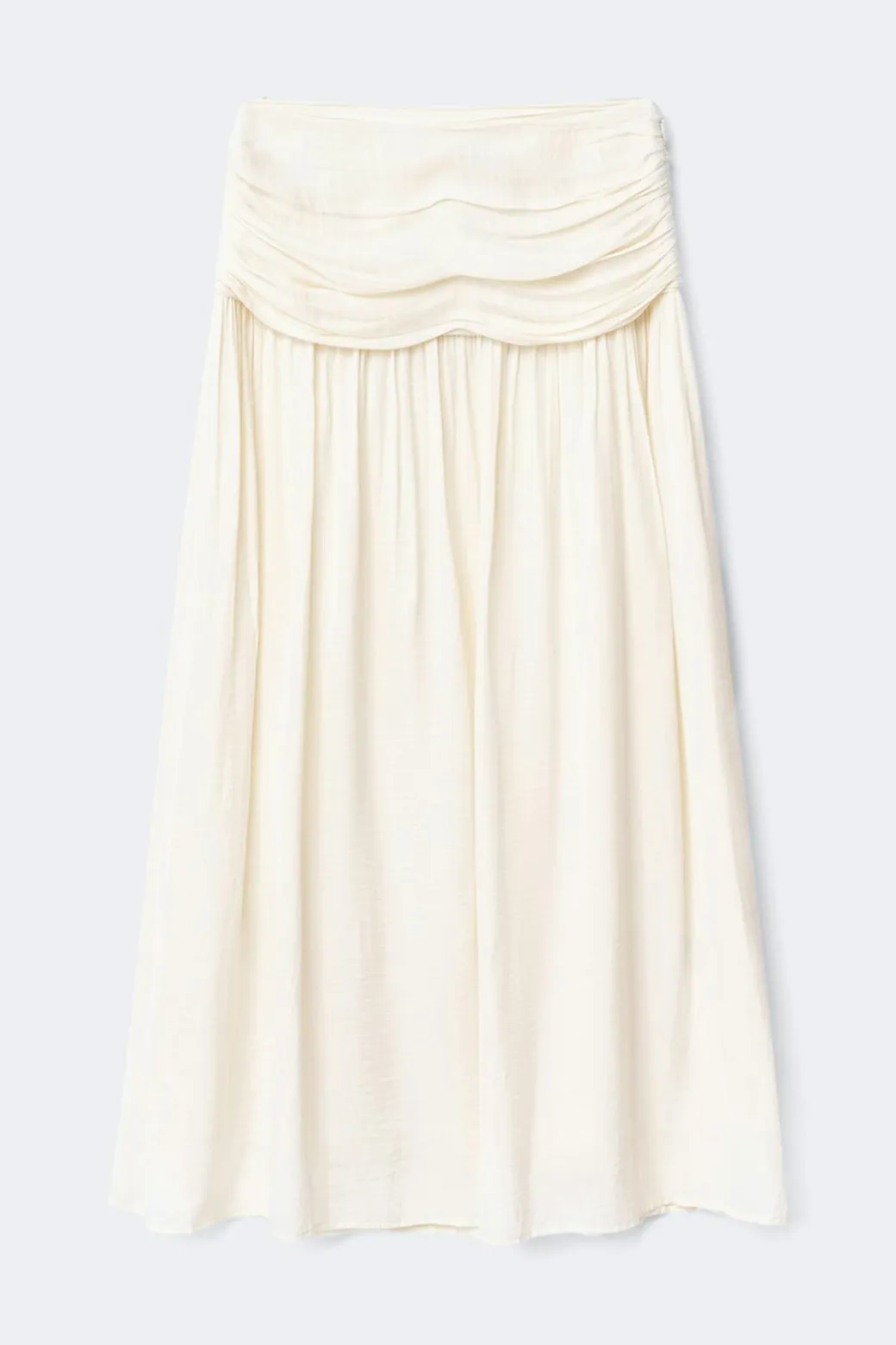 Dropped waist skirt