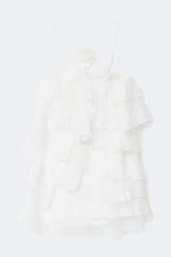 Frill mini dress