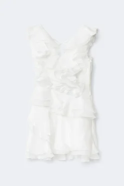 Frill mini dress
