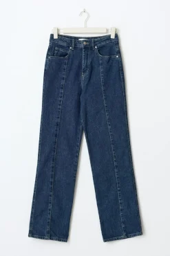 Front seam jeans