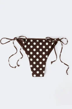 Gathered bikini tanga