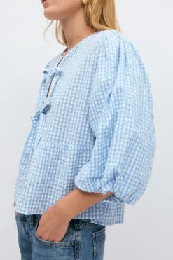 Gingham blouse