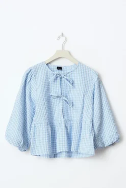 Gingham blouse