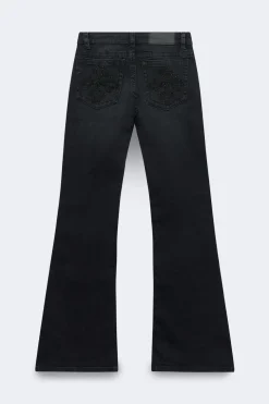 Glow rise flare jeans