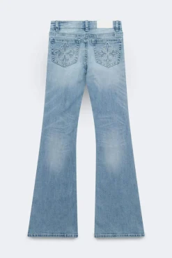 Glow rise flare jeans