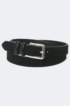 Hair-on hip belt