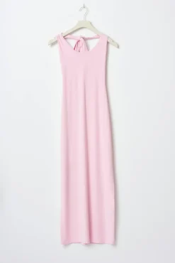 Halterneck midaxi dress