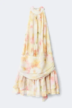 Halterneck mini dress