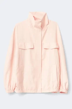 High neck cargo jacket