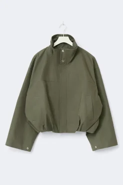 High neck short jacket