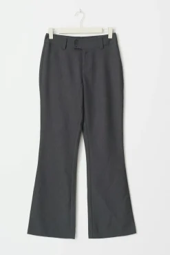 High waist flare trousers
