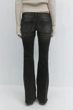 14+ hip hug flare tall jeans