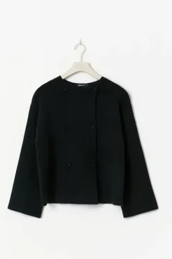 Knitted button cardigan