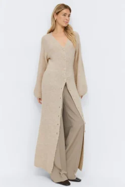 Knitted button down dress