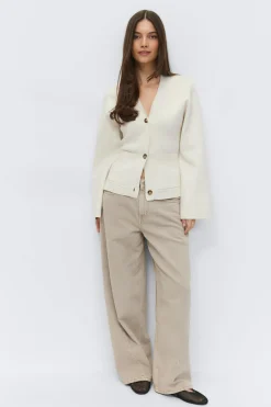 Knitted cotton cardigan