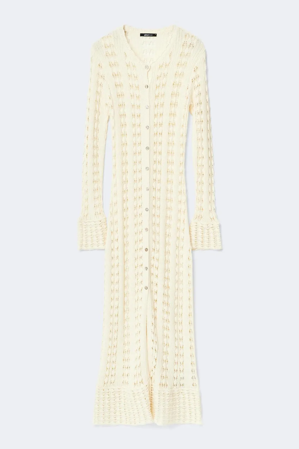 Knitted crochet dress