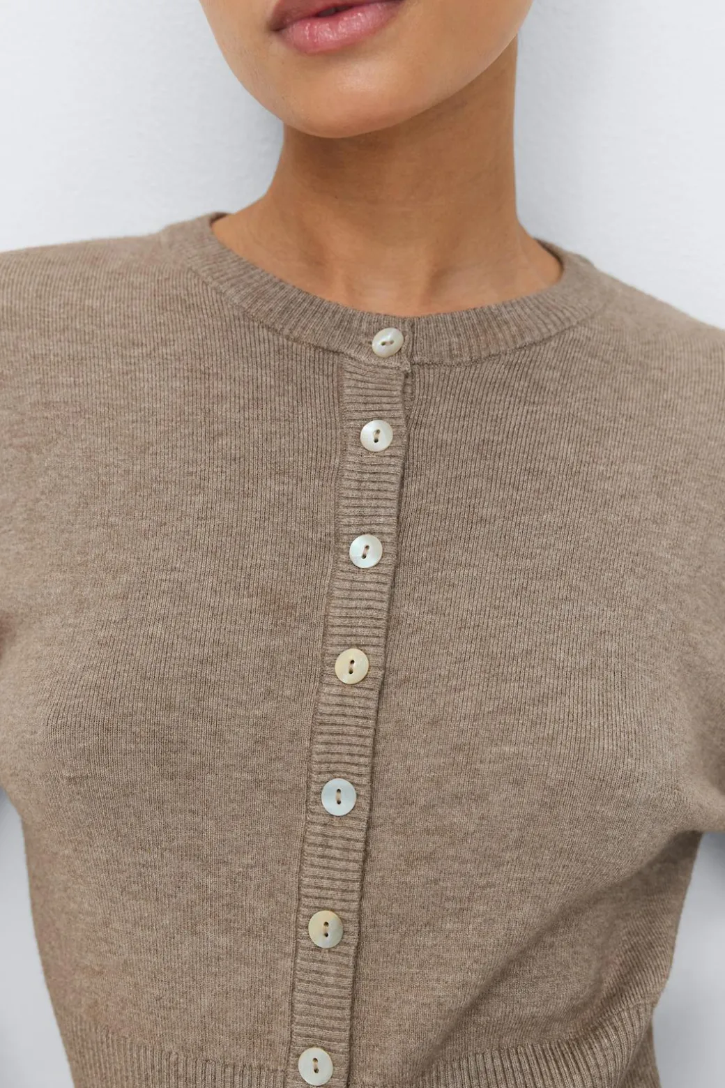 Knitted loungewear cardigan
