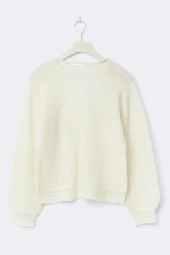 14+ knitted open back sweater