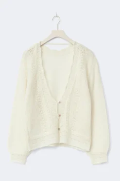 14+ knitted open back sweater