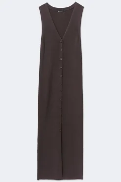 Knitted vest dress
