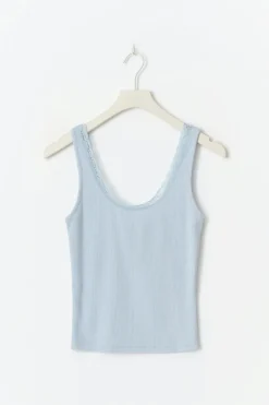 Lace detail tank