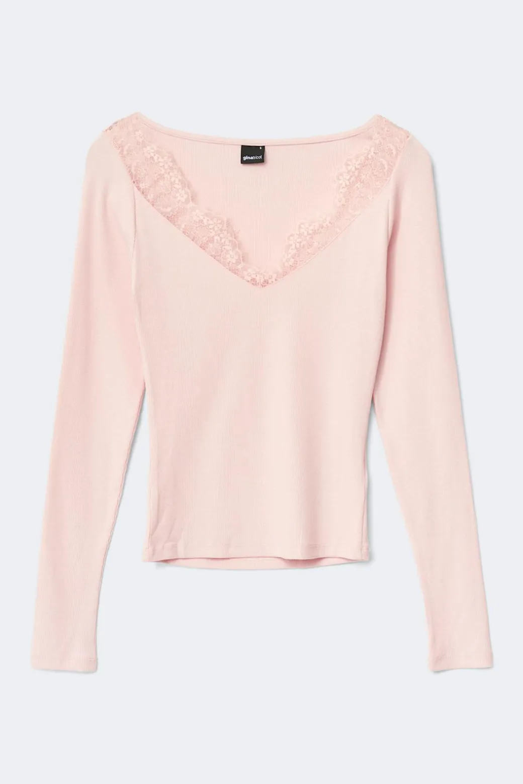 Lace detail top