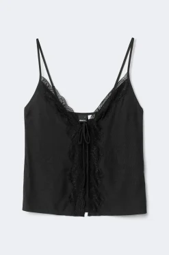 Lace loungewear singlet