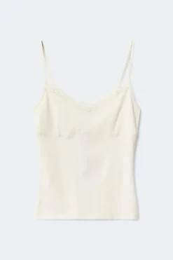 Lace strap singlet