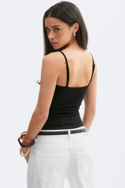 Lace strap singlet