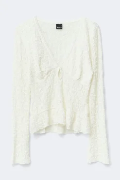 Lace v-neck top