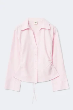 Linen blend shirt